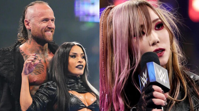 WWE stars Aleister Black, Zelina Vega and Kairi Sane