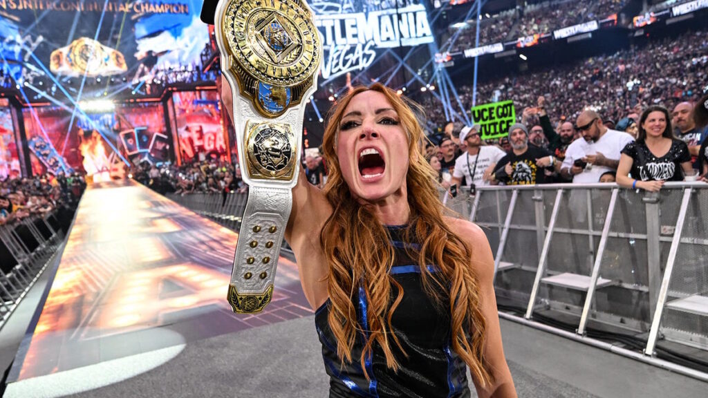 WWE Women's Intercontinental Champion Becky Lynch at WrestleMania 42