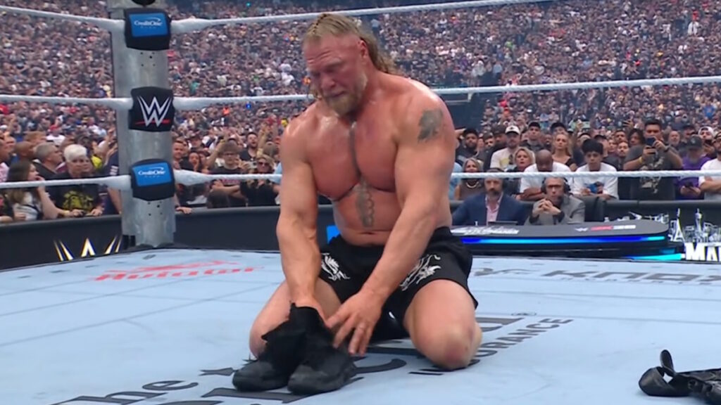 WWE star Brock Lesnar