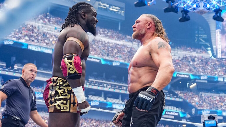 Brock Lesnar & Oba Femi WWE