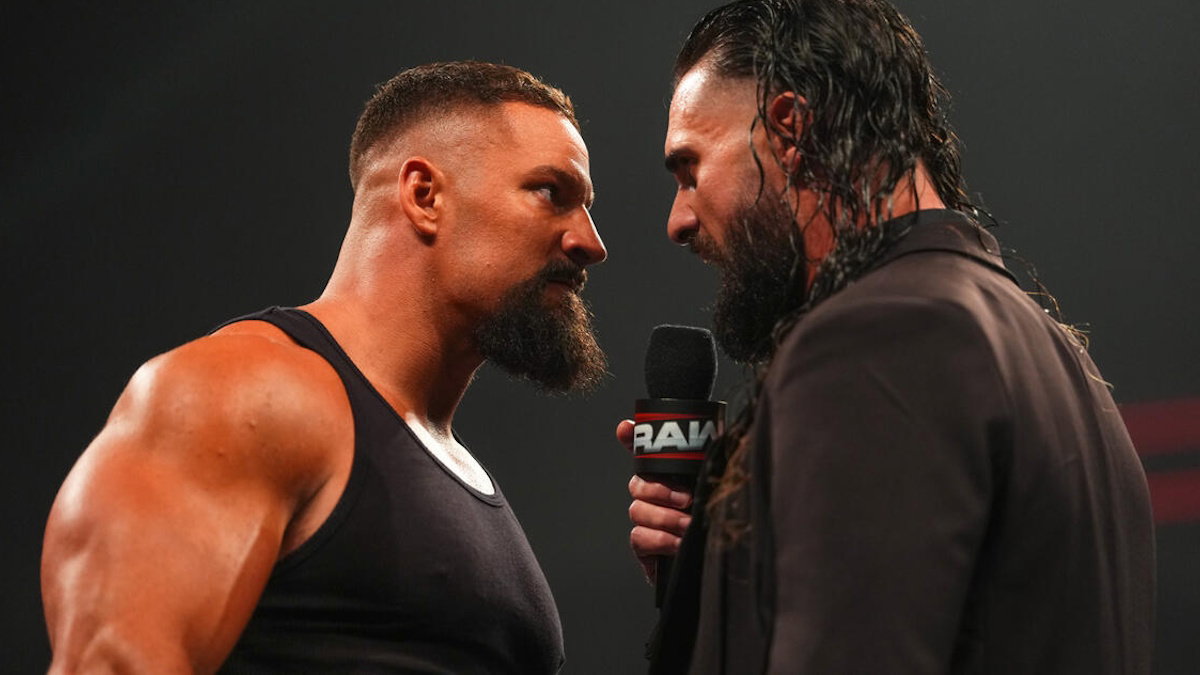 WWE stars Bron Breakker and Seth Rollins