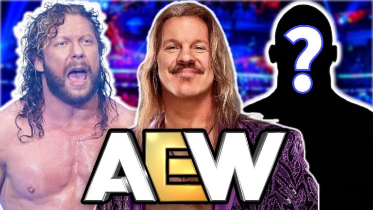 AEW logo with Chris Jericho and Kenny Omega