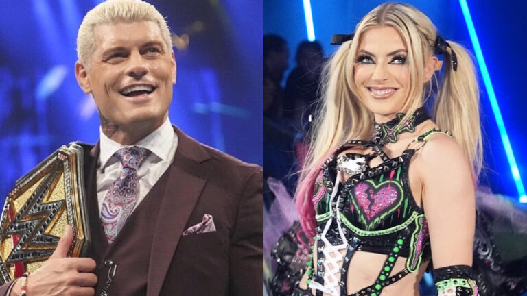 WWE stars Cody Rhodes and Alexa Bliss