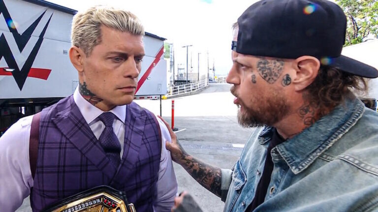 Cody Rhodes and Jelly Roll in WWE