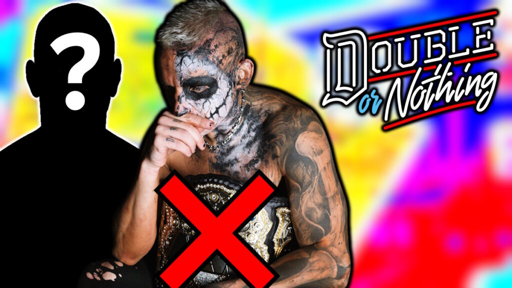 Darby Allin and AEW Double Or Nothing logo