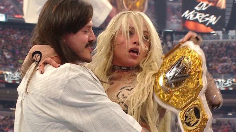WWE stars Dominik Mysterio and Liv Morgan