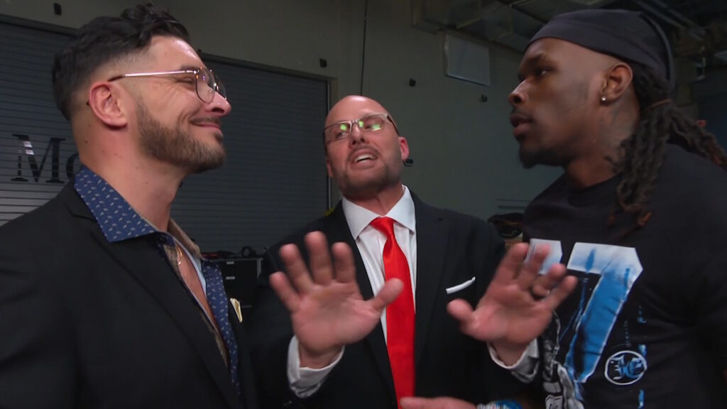 WWE stars Ethan Page and Je'Von Evans