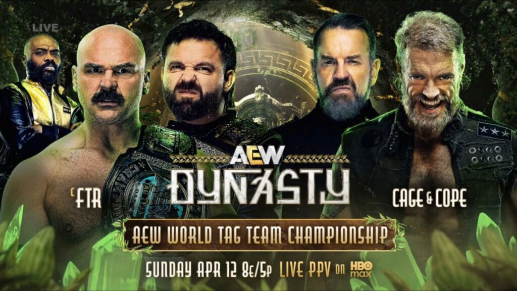 FTR vs. Cope & Cage at AEW Dynasty 2026