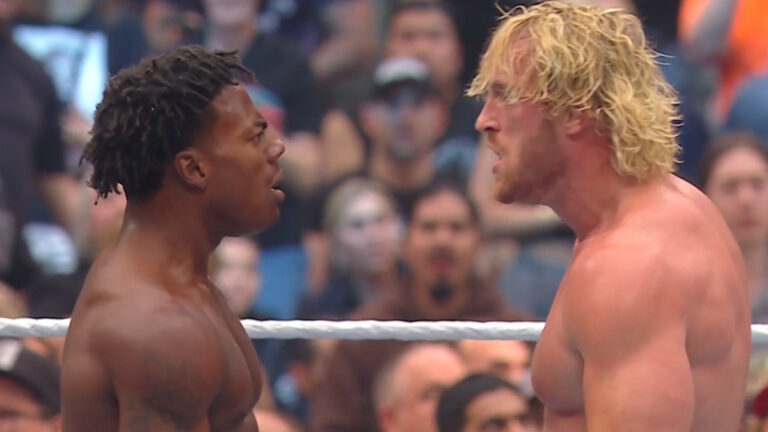 WWE stars IShowSpeed and Logan Paul
