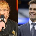 WWE's Logan Paul alongside Tom Brady