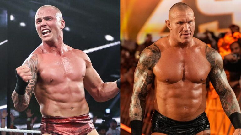 WWE stars Myles Borne and Randy Orton