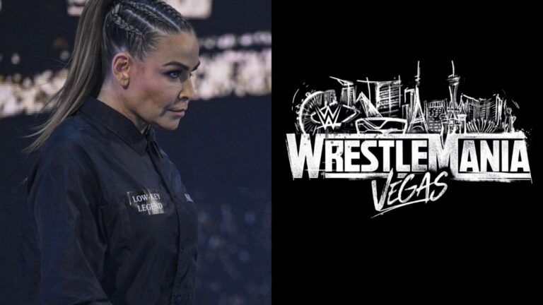 WWE WrestleMania 42 logo with Nattie