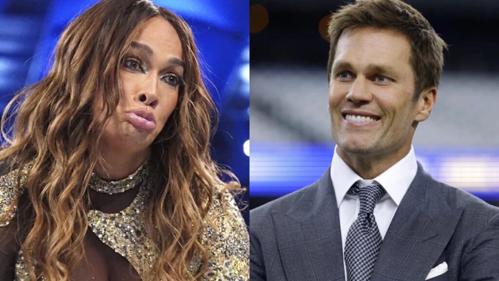 WWE star Nia Jax and NFL star Tom Brady