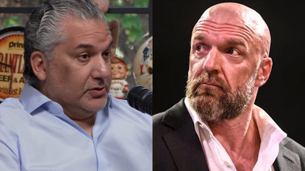WWE President Nick Khan and CCO Triple H