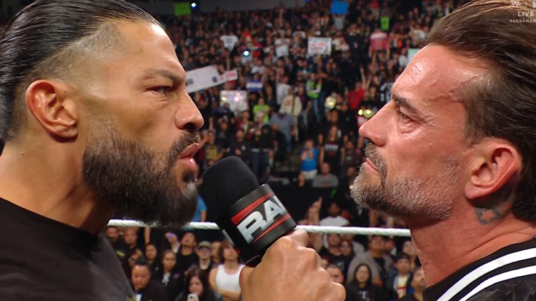 WWE stars Roman Reigns and CM Punk