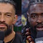 WWE stars Roman Reigns and Oba Femi