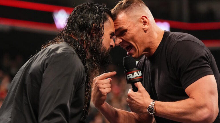 Seth Rollins & Gunther WWE Raw
