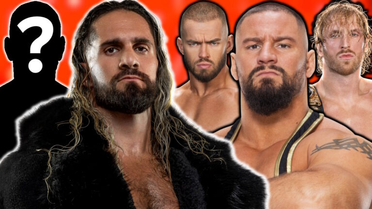WWE stars Seth Rollins and The Vision