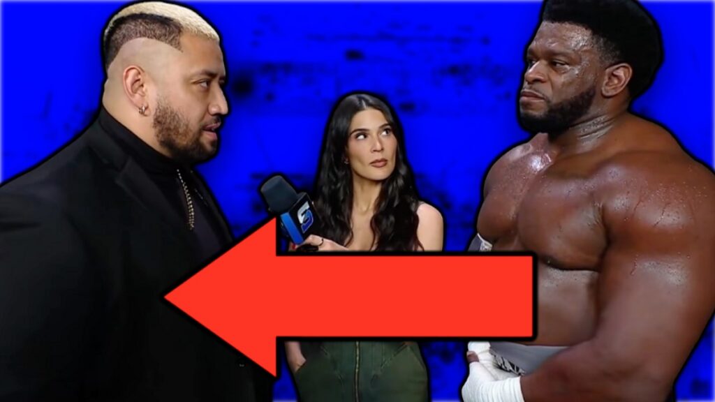 WWE's Solo Sikoa, Royce Keys and Cathy Kelley