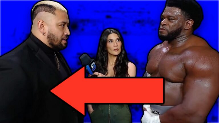 WWE's Solo Sikoa, Royce Keys and Cathy Kelley