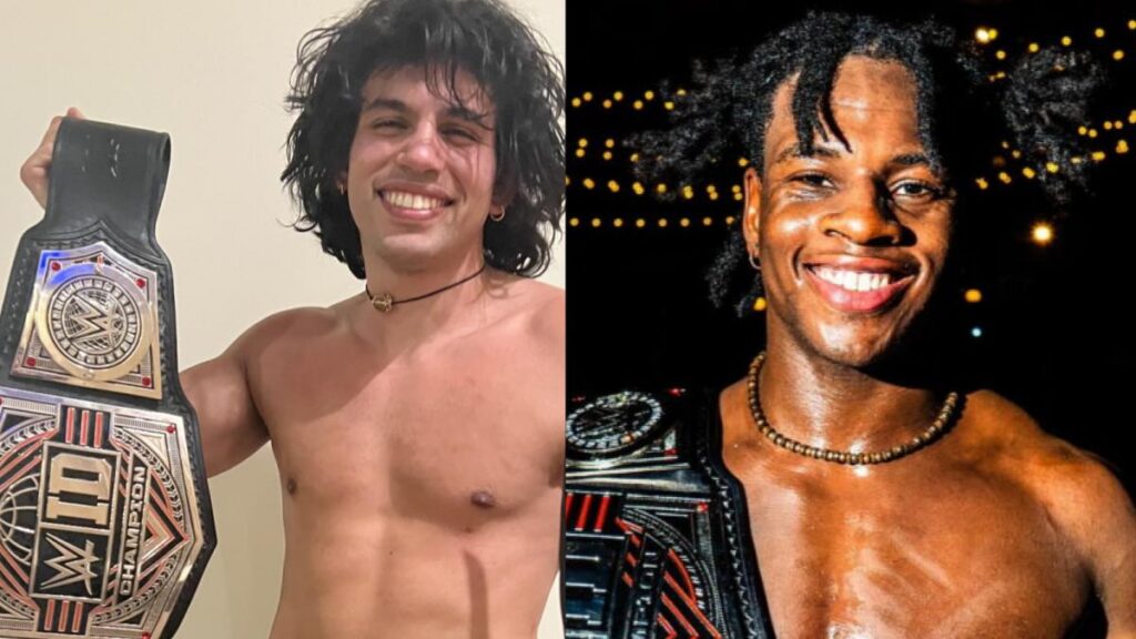 WWE ID Champion Starboy Charlie and former champion Cappuccino Jones