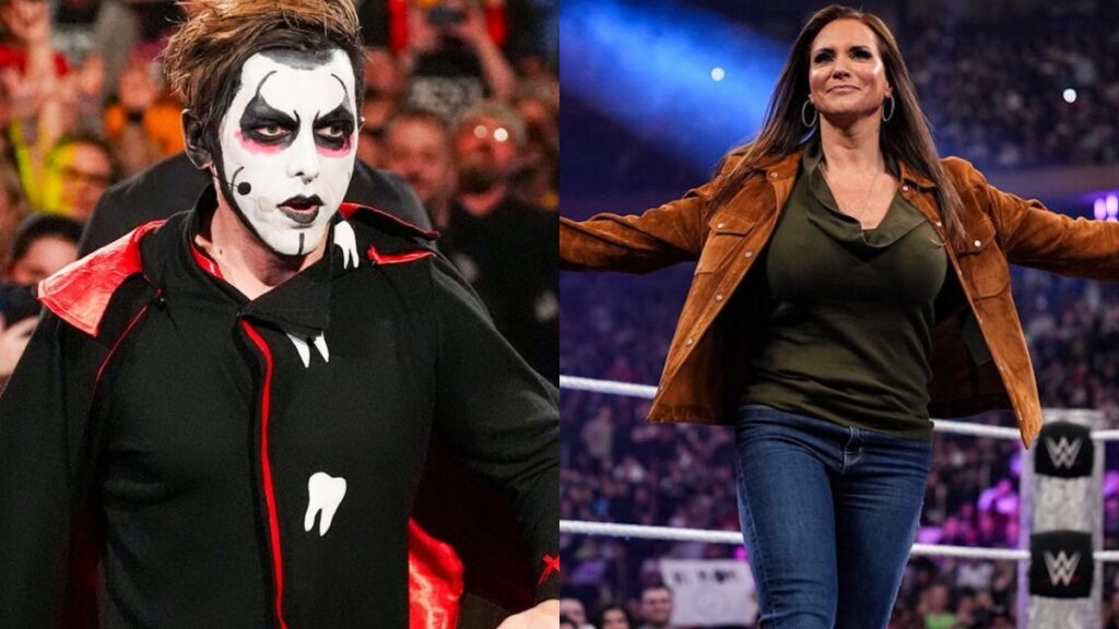 Stephanie McMahon and Danhausen in WWE