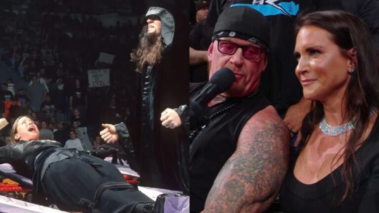 WWE's The Undertaker and Stephanie McMahon in 1999 and 2025