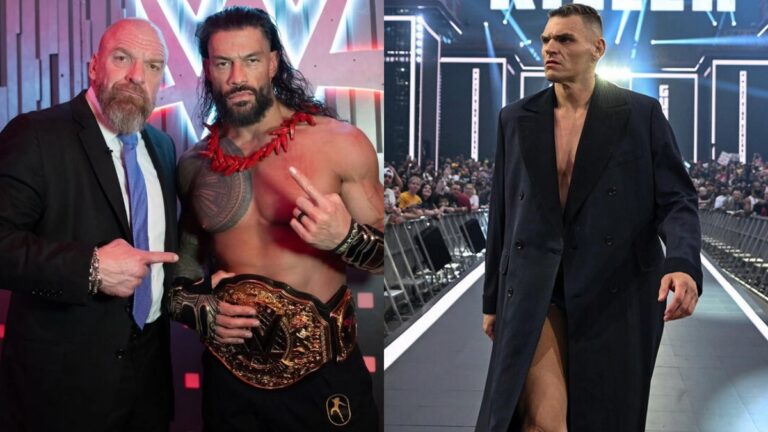 WWE CCO Triple H with Roman Reigns alongside GUNTHER