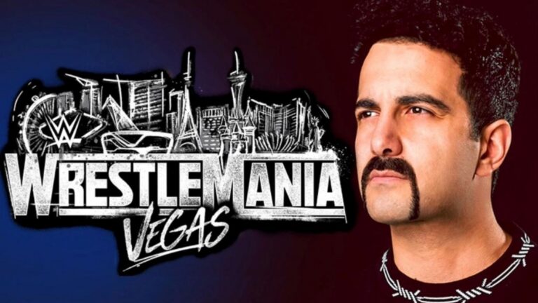 WWE WrestleMania 42 logo with DJ Valentino Khan