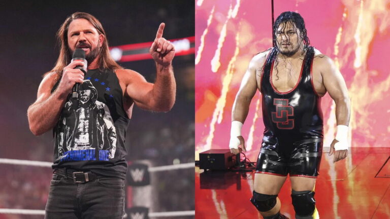 WWE's AJ Styles and JC Mateo
