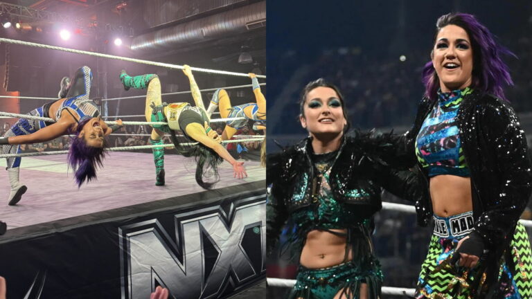 WWE's Bayley, Lyra Valkyria and Tatum Paxley
