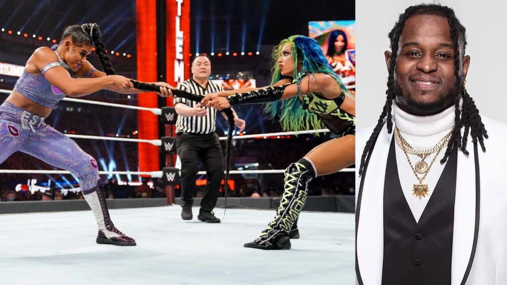 Sasha Banks vs. Bianca Belair at WrestleMania 37 and former WWE star Reggie