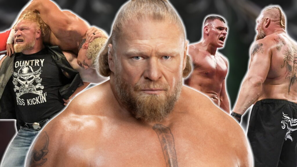WWE stars Brock Lesnar, Oba Femi and Gunther