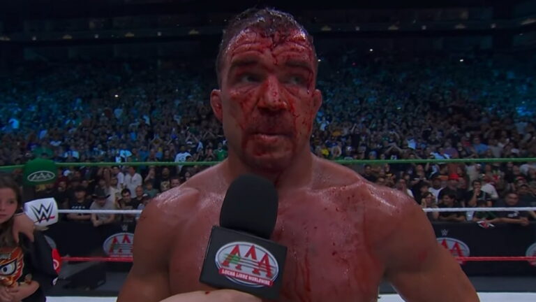 Chad Gable unmasked as Original El Grande Americano at AAA Noche de los Grandes