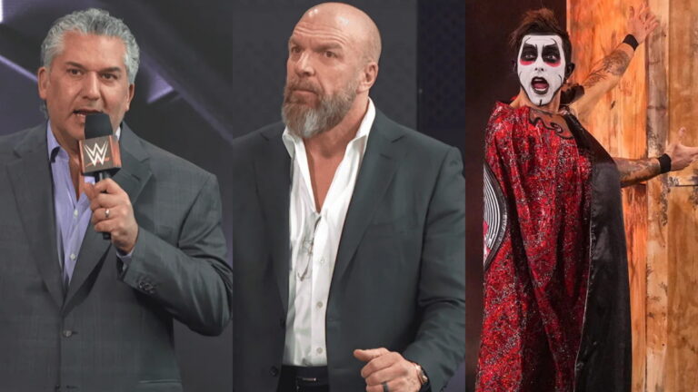 WWE's Nick Khan, Paul Levesque and Danhausen