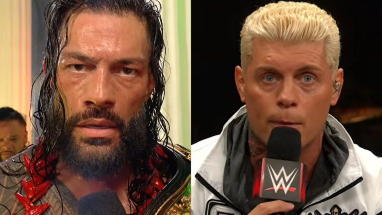 WWE stars Roman Reigns and Cody Rhodes