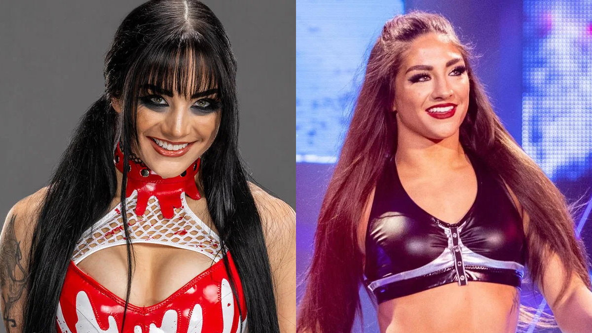 WWE NXT star Tatum Paxley in 2025 and 2022