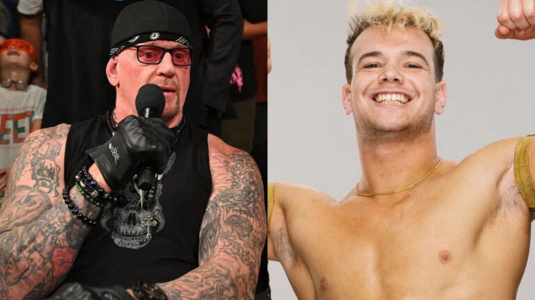 WWE Hall of Famer The Undertaker and WWE ID's Jack Cartwheel