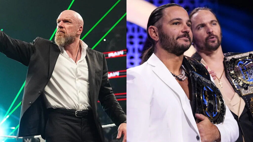 WWE's Triple H and AEW's Young Bucks
