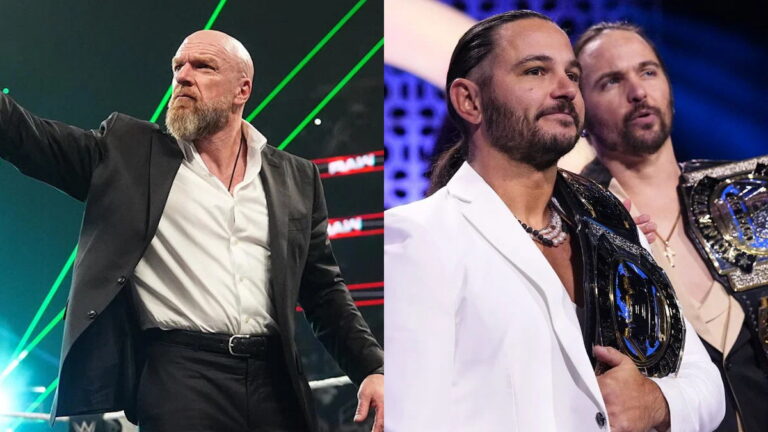 WWE's Triple H and AEW's Young Bucks