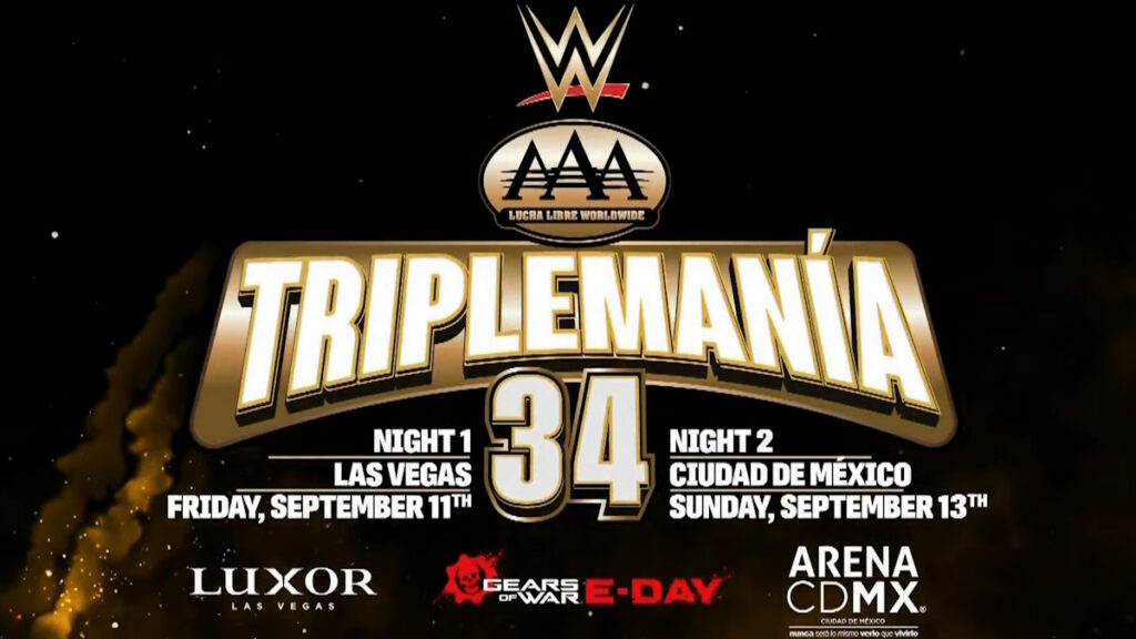 WWE AAA TripleMania 34 logo