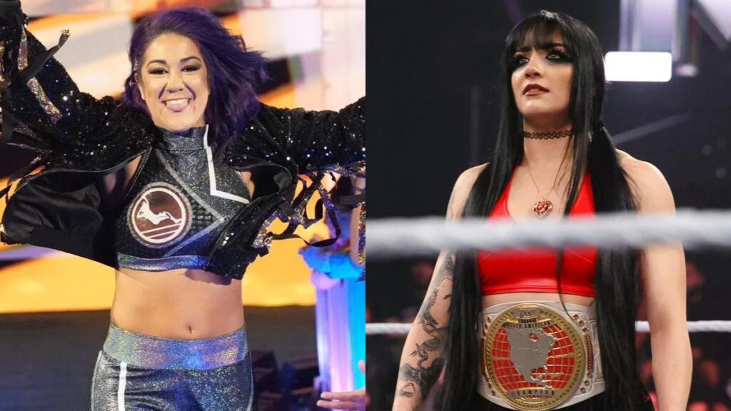 WWE Raw star Bayley and NXT Women's North American Champion Tatum Paxley