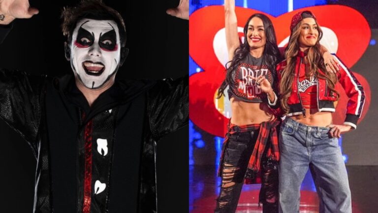 WWE's Danhausen and The Bella Twins