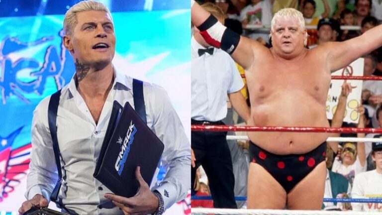 WWE's Cody Rhodes and Hall of Famer Dusty Rhodes
