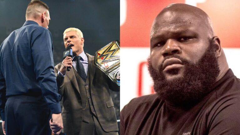 Cody Rhodes and GUNTHER on WWE SmackDown alongside Mark Henry