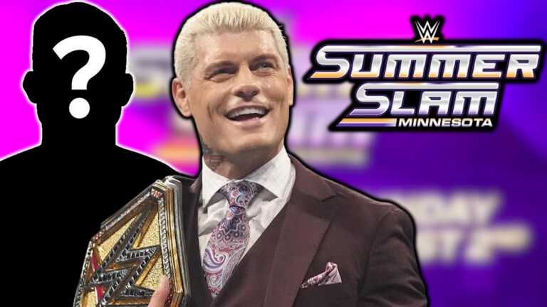 Cody Rhodes and WWE SummerSlam logo