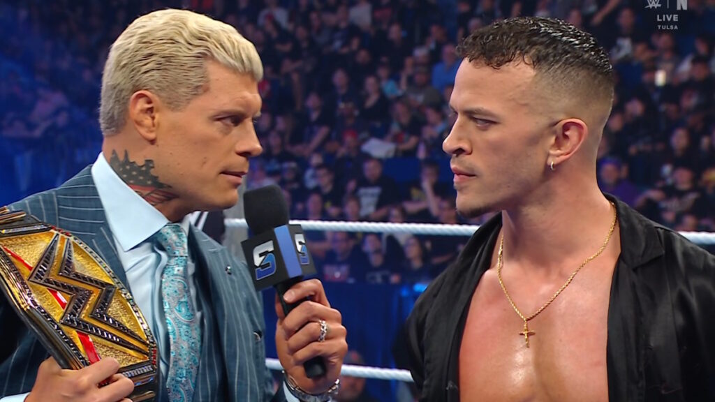 WWE stars Cody Rhodes and Ricky Saints