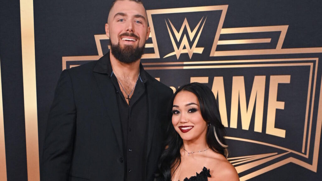 WWE stars Drake Morreaux and Roxanne Perez