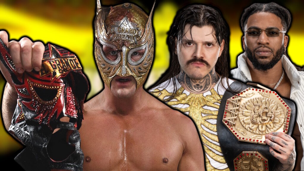 WWE stars El Grande Americano, Dominik Mysterio and Trick Williams