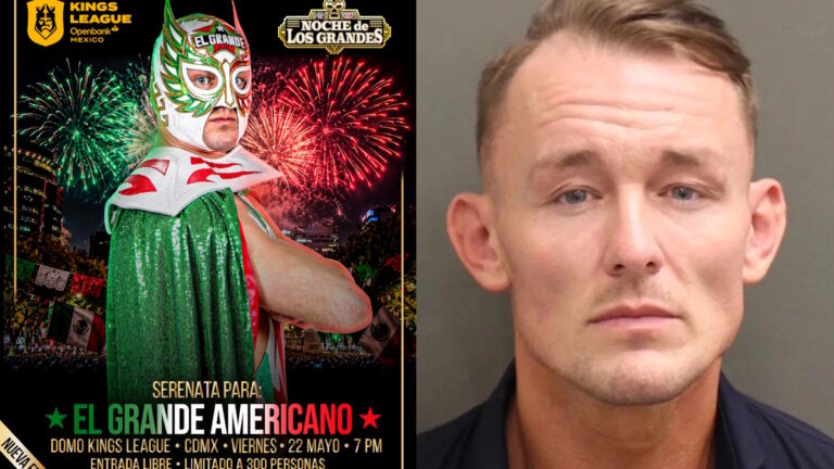 WWE star El Grande Americano / Ludwig Kaiser mugshot